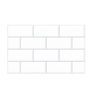 Wall tile WALL TILE 25X40CM METRO WHITE 1M2 SINGLE WALL/1 Floor and wall tiles Floor wall materials กระเบื้องผนัง กระเบื