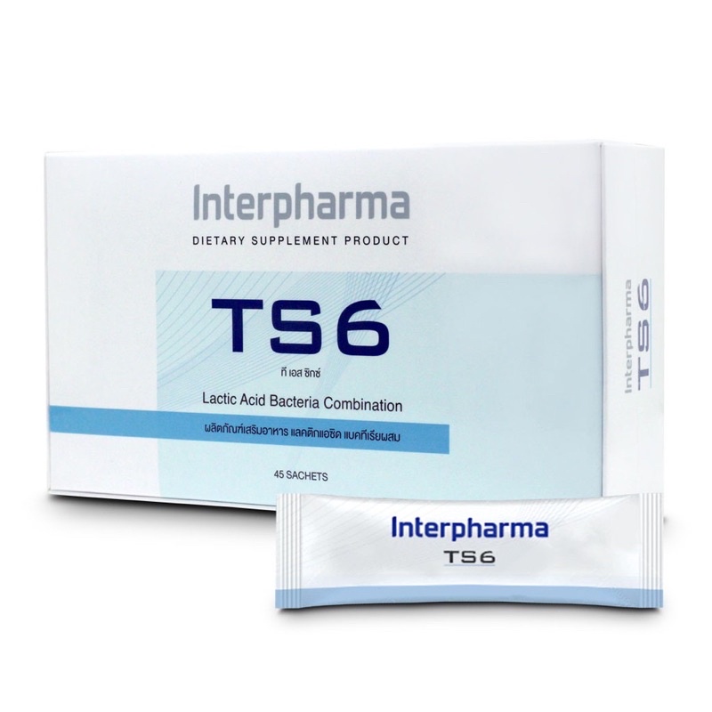 ภาพสินค้า(Exp08/2024)Ts6probiotic(interpharma) ล๊อตใหม่ล่าสุด จากร้าน dpharmaa บน Shopee ภาพที่ 1