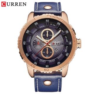 NEW Luxury Brand CURREN Men Sport Watches Mens Quartz Clock Man Army Military Leather Wrist Watch Masculino