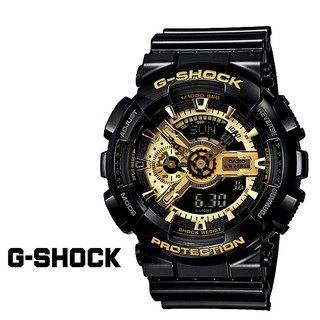G-Shock AAAAA(5A) รุ่น  GA-110GB-1AJF (ดำ-ทอง) ปั้มเหมือนแท้ทุกจุด