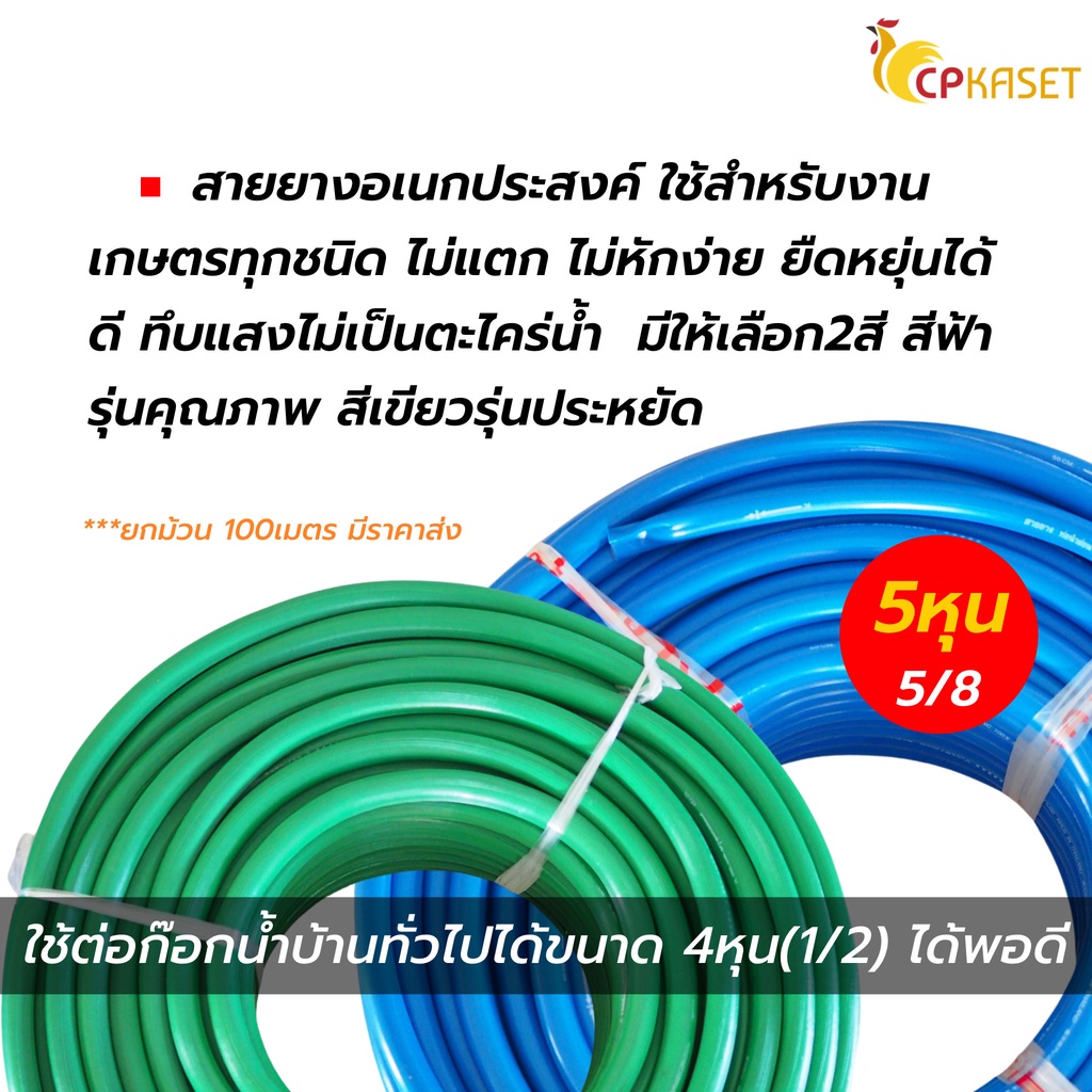 สายยาง5หุน-5-8-สายยางฟ้า-สายยางเขียว-สายยางรดน้ำ-สายยางหุน-เนื้อหนา