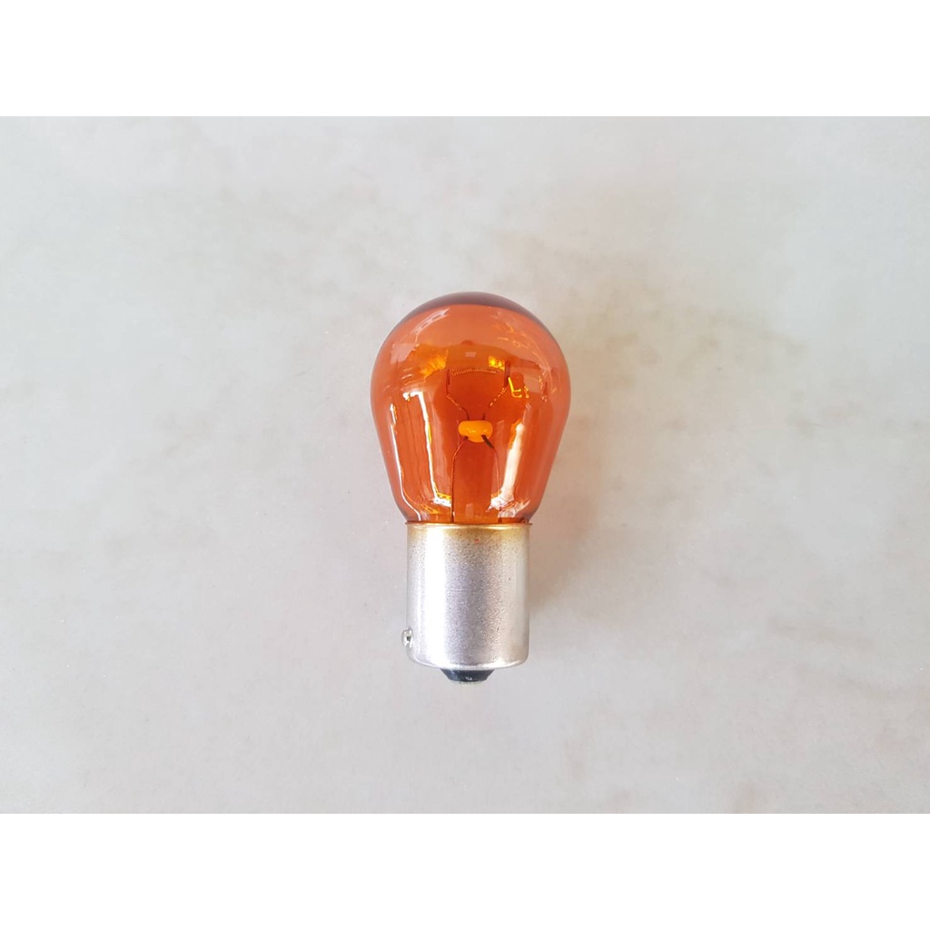 หลอดไฟเลี้ยว-12v-21w-เขี้ยวเยื้อง-สีส้ม-osram-แท้ๆ-ดวงละ25บาท