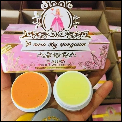 ครีมพีออร่าไนท์-p-aura-night-whitening-แพคเกตใหม่