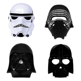 หน้ากาก หน้ากากvr Party Supplies Masksฮาโลวีนcosสตาร์วอร์สตื่นพลังDarth Vaderนักรบดำหน้ากากสวมหน้ากากแต่งตัว