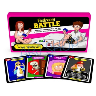 Bedroom Battle Board game - บอร์ดเกม กระชับความสัมพันธ์ การ์ดคำสั่ง เกมคู่รัก สงครามบนเตียง