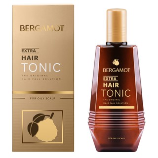 BERGAMOT THE ORIGINAL EXTRA HAIR TONIC เบอกามอท แฮร์ โทนิค เอ็กต์ตร้า กล่องสีทอง