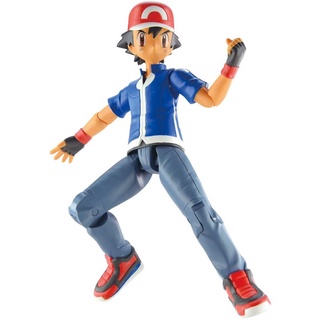 Rare Tomy Pokemon XY Ash Trainer Poseable Action Figure #โปเกม่อน