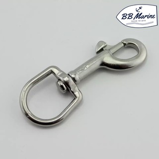 BBMarine Boltsnap Single End ตะขอเอนกประสงค์ Stainless Steel 316 100mm สำหรับดำน้ำ รุ่น 100mm-Stainless-Steel-316-2