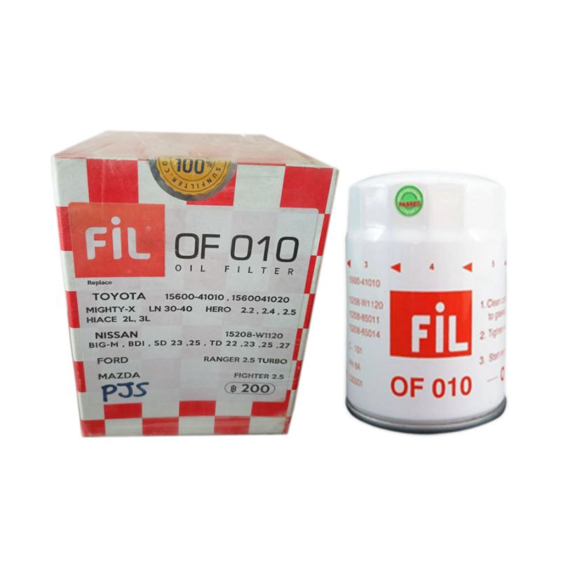 ไส้กรองน้ำมันเครื่อง Fil of 010 สำหรับ Toyota Mighty-x โตโยต้า ไมตี้ ...