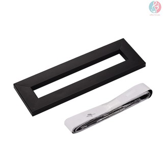 ♪ E*M Guitar Effect Pedal Board Holder Pasting Plate with Fastening Tapes Cable Tie Patch