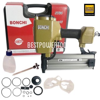 สินค้า BONCHI ปืนยิงตะปูลม 15-66 MM รุ่น ST64 (สีทอง) ไว้สำหรับยิงคอนกรีต ไม้แข็ง เหล็ก