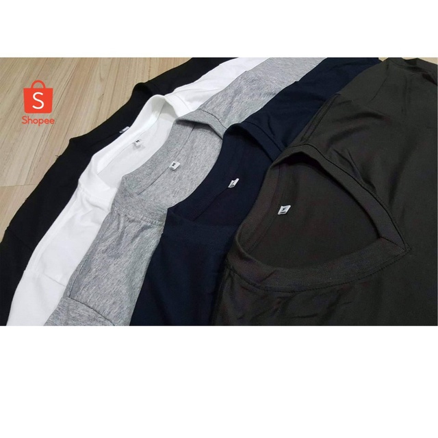 ภาพหน้าปกสินค้าเสื้อยืดสีพื้น คอวี Cotton100% มีเก็บปลายทาง ส่งเร็ว จากร้าน sweetshopv1 บน Shopee
