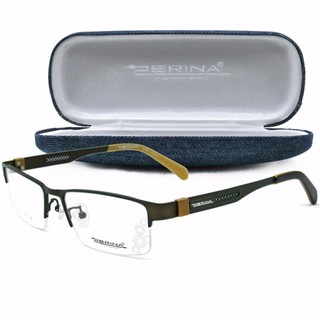 ZERINA แว่นตา รุ่น 9961-S C-7 สีน้ำตาล Stainless Steel Combination