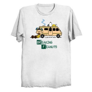 เสื้อยืด ผ้าฝ้าย 100% พิมพ์ลาย Breaking Bad Peanuts Dog Walter สวมใส่สบาย สําหรับผู้ชาย