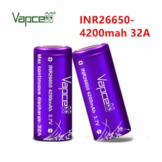 ถ่านชาร์จ Vapcell INR 26650 4200mAh 32A