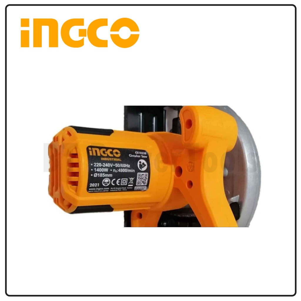 ingco-เลื่อยวงเดือน-7-เลื่อยไฟฟ้า-circular-saw-กำลังไฟฟ้า-1400w-cs18538-ขนาดใบเลื่อยที่ใช้งาน-185-มม-b