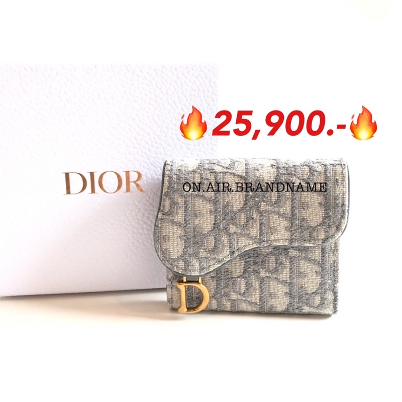 dior tri fold wallet