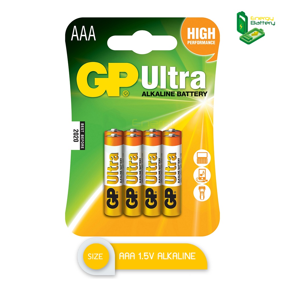 gp-ultra-alkaline-battery-ถ่าน-aaa-1-5v-1แพ็ค-8ก้อน-lr03-24au-2u8