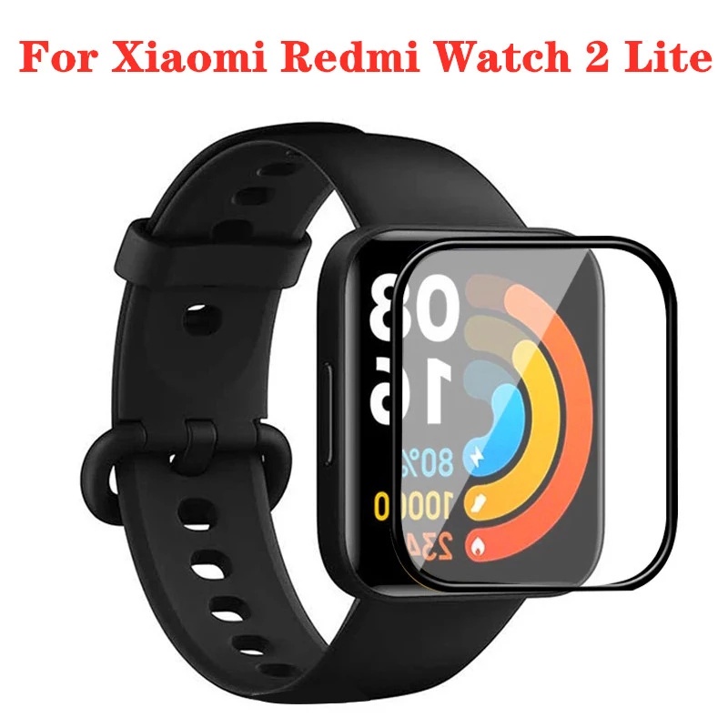 ภาพหน้าปกสินค้าฟิล์มกันรอยหน้าจอ แบบนิ่ม 3D สําหรับ Xiaomi Redmi Wacth 2 Lite Smart Watch