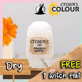 (Dry) PRAXETI WHITE : Citadel Paint แถมฟรี 1 Witch Hat