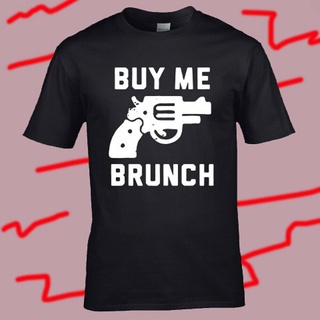 เสื้อยืดผ้าฝ้ายพิมพ์ลายขายดี เสื้อยืด พิมพ์ลายภาพยนตร์ Bill Murray Buy Me Brunch สีดํา สําหรับผู้ชาย