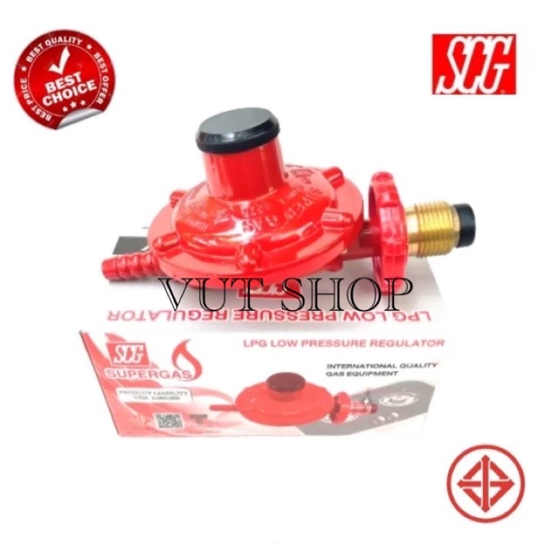หัวปรับแก๊สแรงดันต่ำ เกลียวทองเหลือง SCGรุ่น R326 | Shopee Thailand