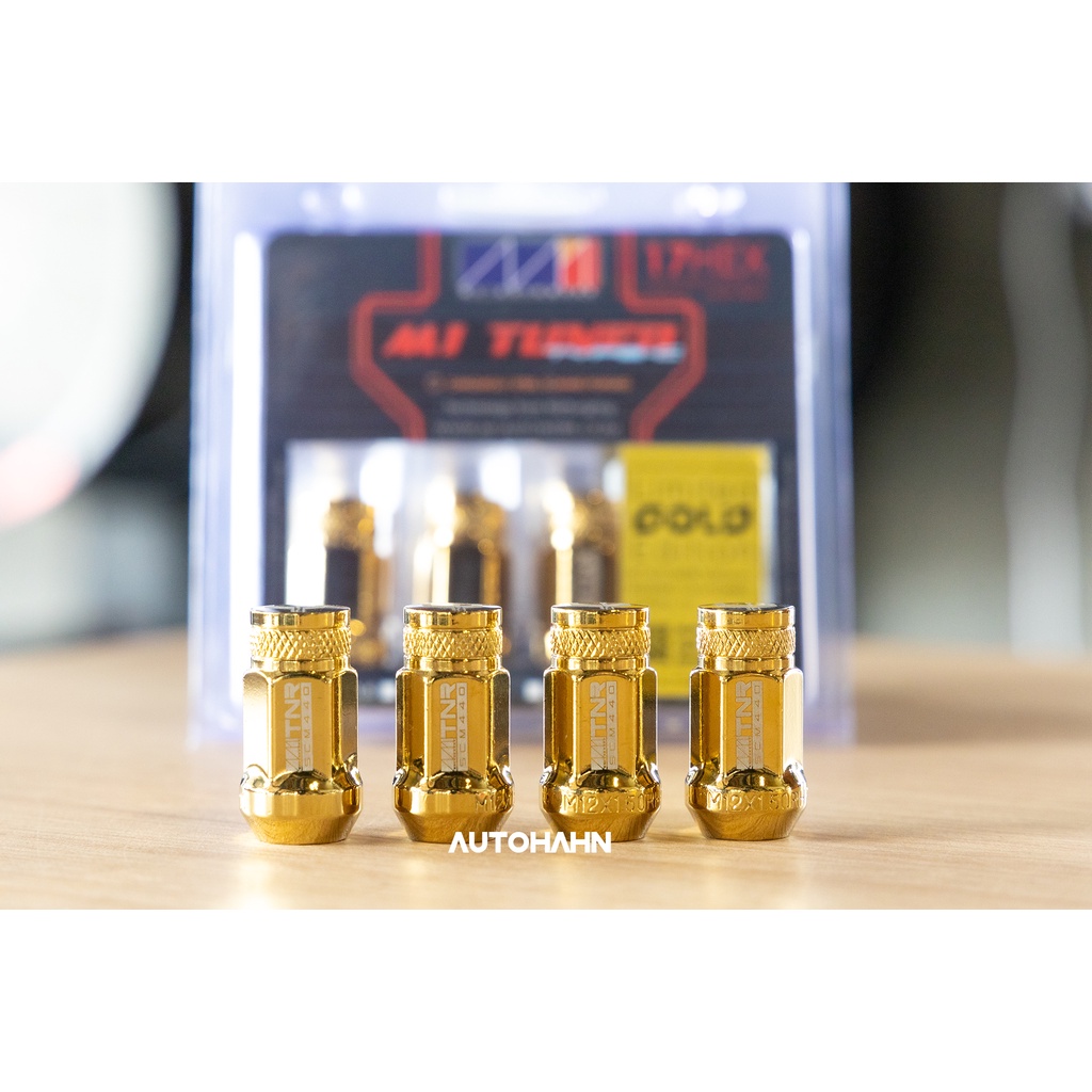 น๊อตล้อ-m1-autowerk-สีทอง-gold-limited-รุ่น-m1-tuner-หัวเปิด-type-c-หัวปิด-โครโมลี่สตีล-scm440-เบา-ทนทาน-ไม่ลอก