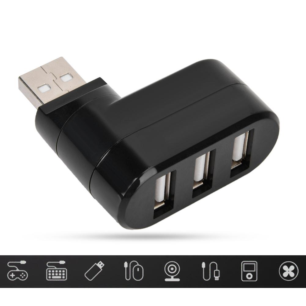 ภาพขนาดย่อของภาพหน้าปกสินค้าLaptop Hubs Adapter 2 Rotate Mac 0 Hub USB USB Splitter Ports for PC Notebook Mini จากร้าน guli.th บน Shopee ภาพที่ 1