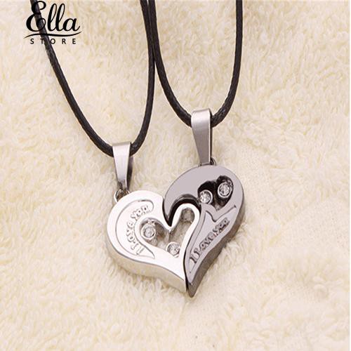 จี้คริสตัล-2-ชิ้นตัวอักษรอังกฤษคู่รัก-love-necklaces