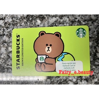 [พร้อมส่ง] Starbucks card (มีเงินในบัตร 100฿)