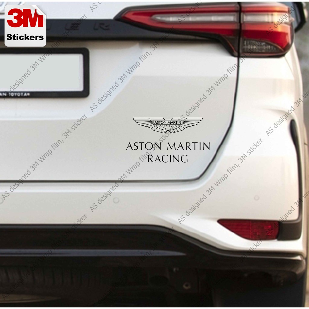 สติ๊กเกอร์-3m-ลอกออกไม่มีคราบกาว-aston-martin-racing-removable-3m-sticker-สติ๊กเกอร์ติด-รถยนต์-มอเตอร์ไซ