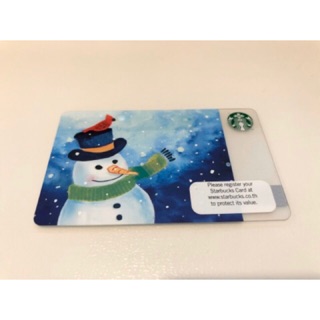 Satrbucks card Snowman 2016