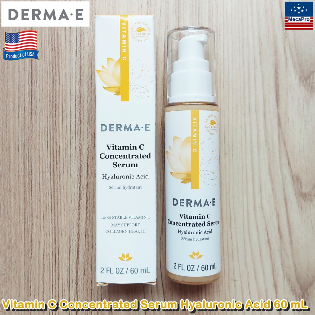 Derma E® Vitamin C Concentrated Serum Hyaluronic Acid 60 mL เซรั่ม
