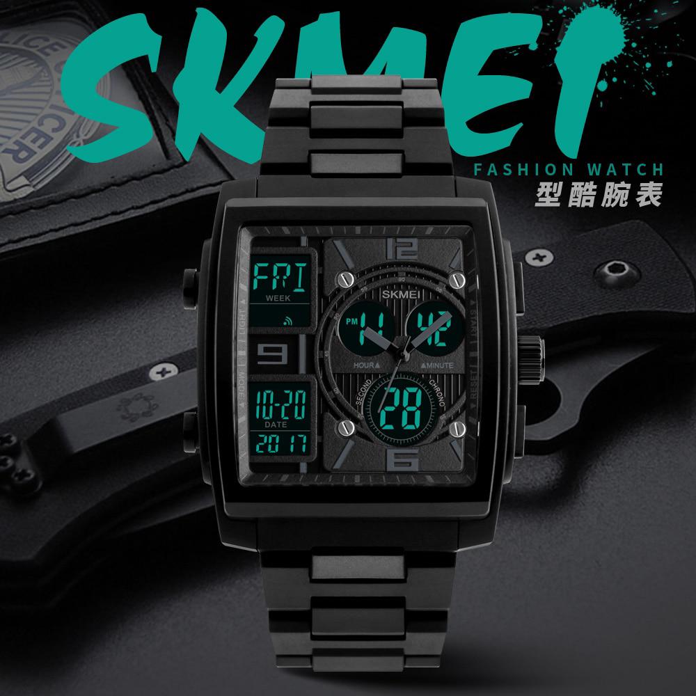 ภาพหน้าปกสินค้าใหม่ SKMEI ผู้ชายแฟชั่นนาฬิกาข้อมือควอตซ์นับถอยหลังโครโนกราฟมัลติฟังก์ชั่กีฬาลำลองธุรกิจนาฬิกา ซึ่งคุณอาจชอบสินค้านี้