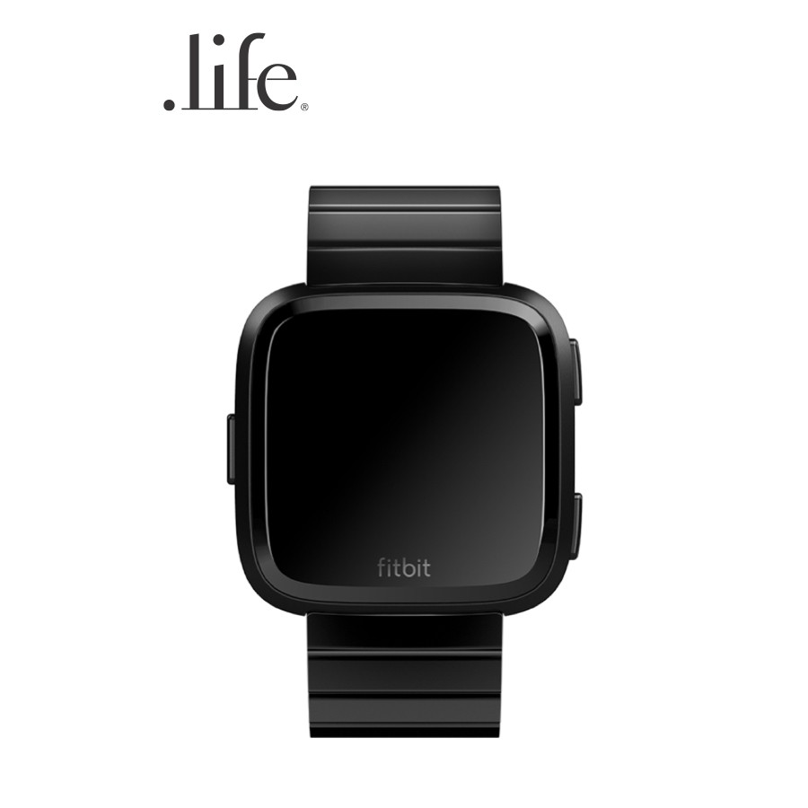 fitbit-สายนาฬิกาสำหรับ-versa-accessory-band-metal-link-stainless-steel-standard-by-dotlife