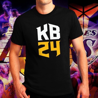 Lakers KB 24 NBA Basketball Sports Team LA Tshirt for Menเสื้อยืดพิมพ์กราฟิกทีบุรุษเสื้อยืดสำหรับผู้ชายเสื้อยืดขาย