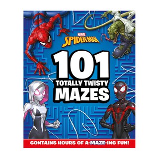 บงกช หนังสือต่างประเทศ Marvel Spider-Man: 101 Totally Twisty Mazes