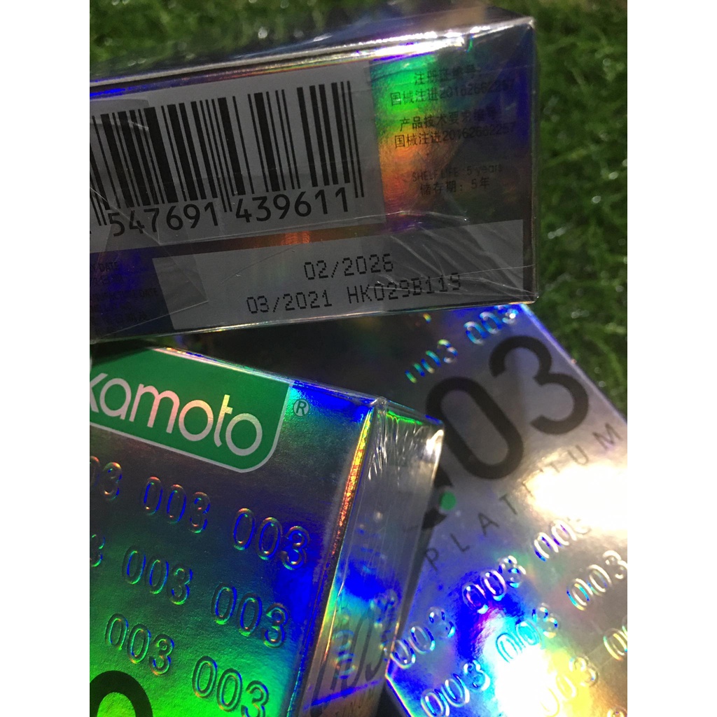 แท้-okamoto-โอกาโมโต้-003-condoms-japan-52-mm-10ชิ้น-กล่อง-1กล่อง