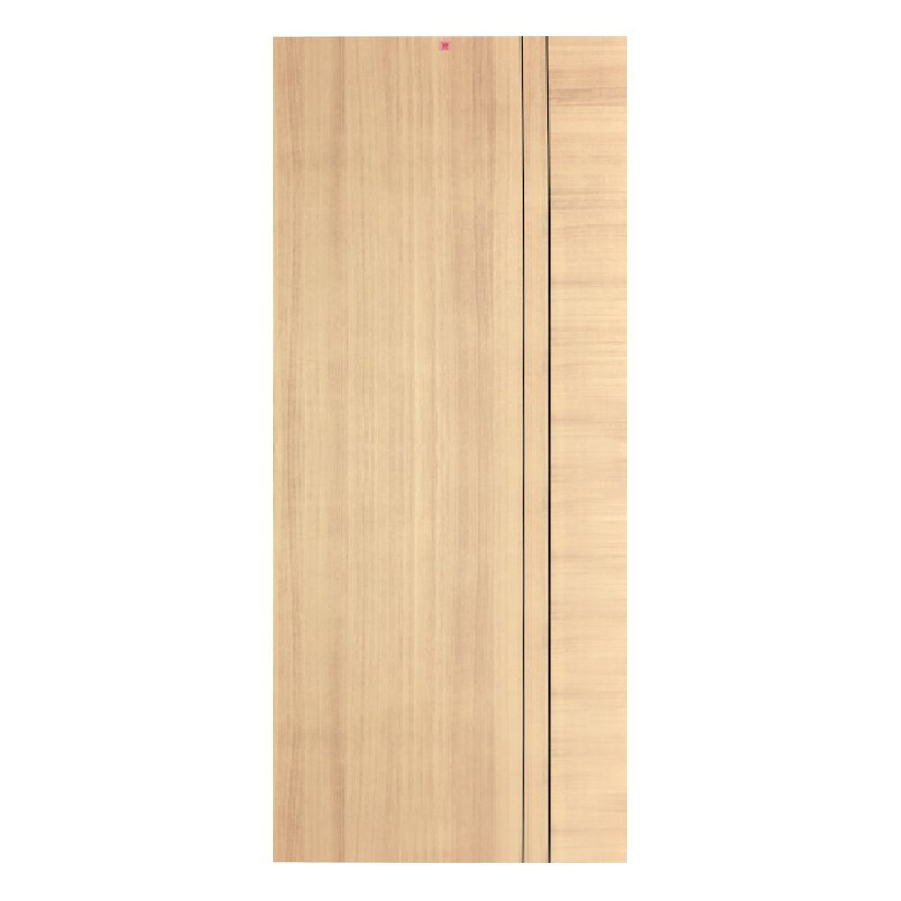 laminated-polyvinyl-door-king-p4-80x200-white-oak-ประตูโพลีไวนิล-king-laminated-p4-80x200-สี-white-oak-ประตูบานเปิด-ประต