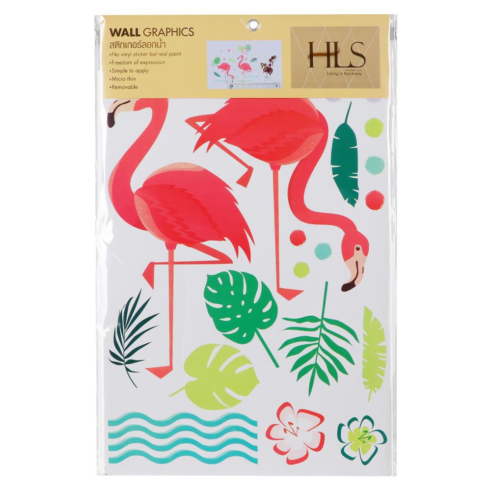 สติ๊กเกอร์-สติ๊กเกอร์ลอกน้ำ-diy-home-living-style-flamingo-34x47-ซม-วอลเปเปอร์-สติ๊กเกอร์-เฟอร์นิเจอร์-ของแต่งบ้าน-diy