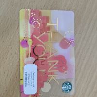 สินค้า บัตรสตาร์บัค Starbucks card ส่งรหัสบัตร มูลค่า 100 บาท มีเงินมูลค่าในบัตร 100 บาท