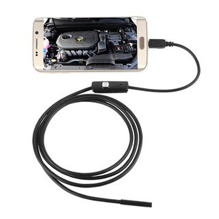 กล้อง Endoscope Borescope 6 LED 7 มม. กันน้ำสำหรับ Android