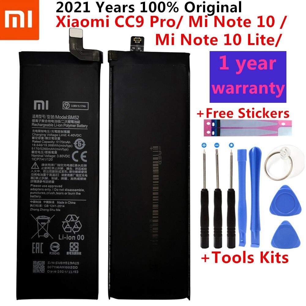 Xiaomi Batteria Mi Note 10/ Pro / Mi Note 10 Lite Bm52 M1910f4g M2002f4lg - Foto 2