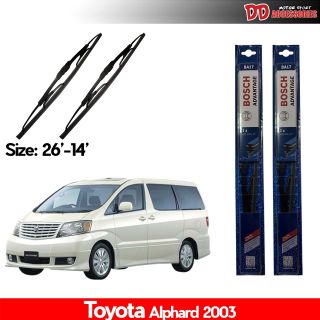 ใบปัดน้ำฝน BOSCH Toyota Alphard 2003 ของแท้ 100% !!!