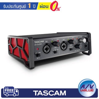 Tascam US-2x2HR - 2Mic, 2IN/2OUT High Resolution Versatile USB Audio Interface