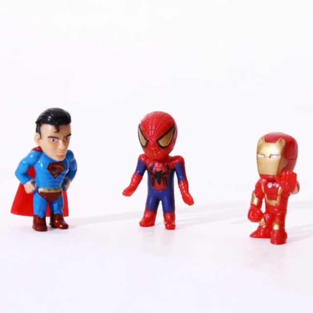 โมเดล-มาเวล12pcs-lot-marvel-the-avengers-mini-action-figures