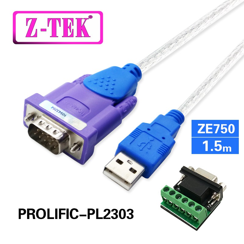 Z TEK USB TO RS422/485 Ztek ZE750 สายยาว 1.5เมตร Shopee Thailand