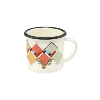 Cath Kidston Enamel Mug Patchwork Cream/Pink