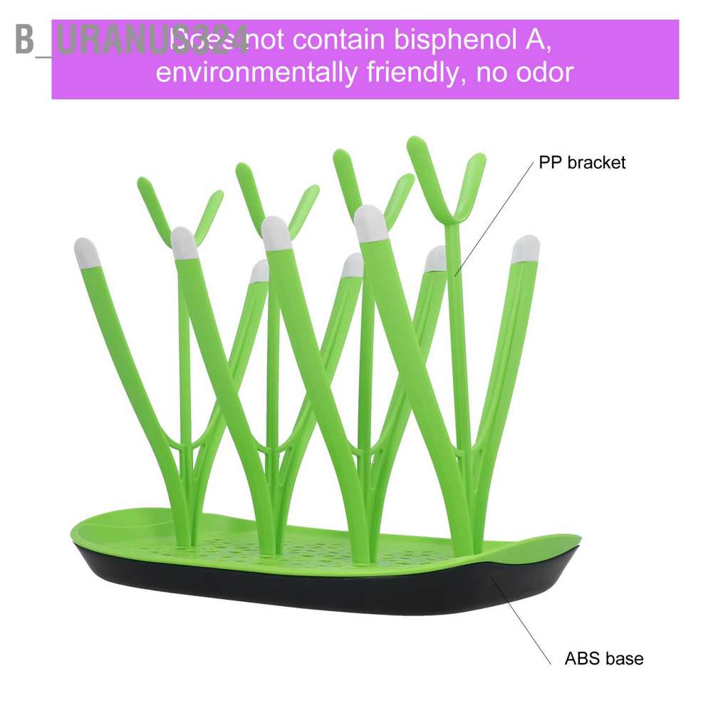 b-uranus324-ที่ตากขวดนมเด็ก-ถ้วย-ระบายน้ํา-ถอดออกได้-ชั้นวางจุกนมเด็ก-ชั้นวางเครื่องเป่าทําความสะอาด