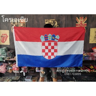 <ส่งฟรี!!> ธงชาติ โครเอเชีย Croatia Flag 4 Size พร้อมส่งร้านคนไทย